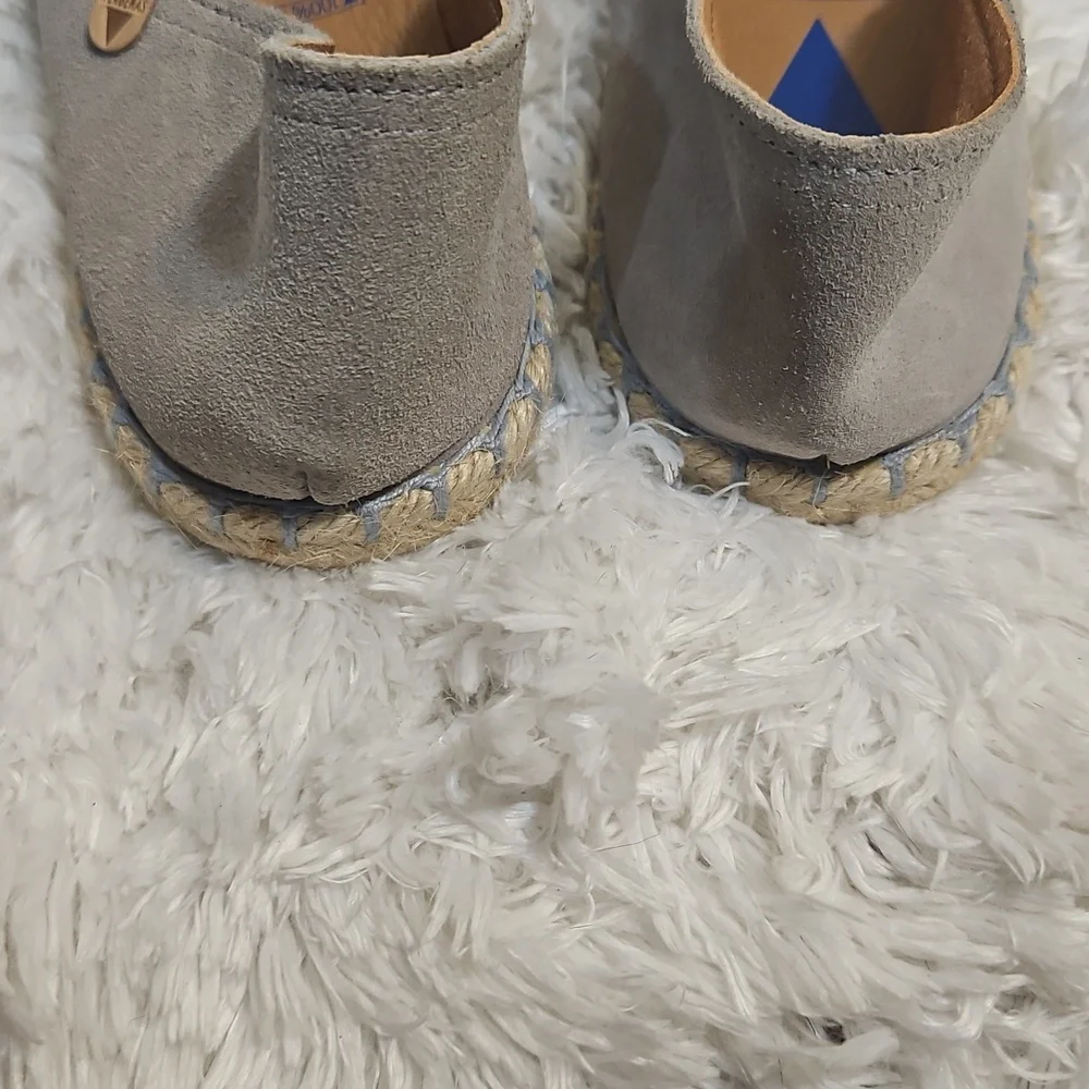 VERBENAS Espadrille Flats Suede Leather‎ Slip On Loafers Casual Shoes, Eu 41